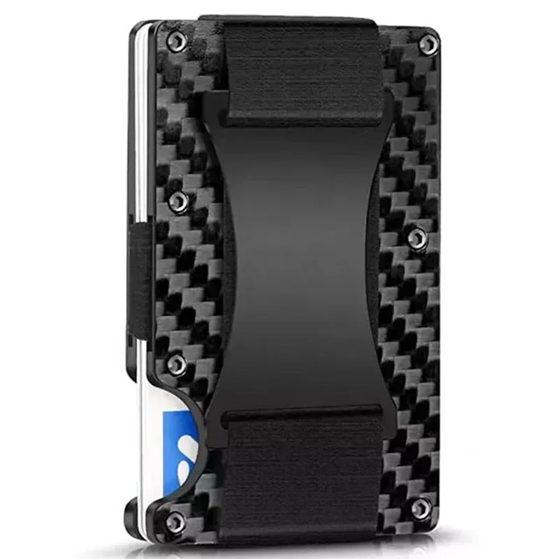 Card Top Loader - تتفاعل حامل بطاقة الأعمال ألياف الكربون