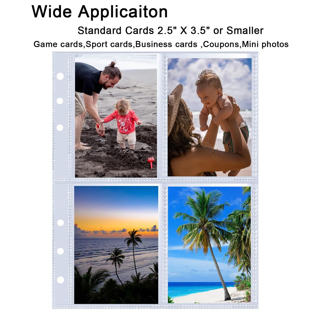 4 جيوب صور حافظة بطاقات الموثق - مراجعة Trading Card Binder وسعره