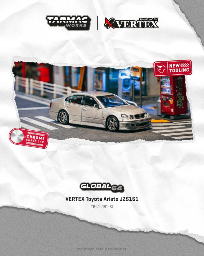 نموذج سيارة تويوتا أريستو JZS1 - مراجعة Die Cast Car 1 64 وسعره