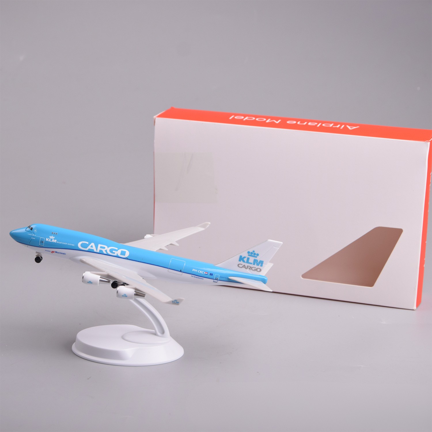 نموذج طائرة شحن KLM B747 مصغرة - مراجعة Model Airplane Plastic وسعره