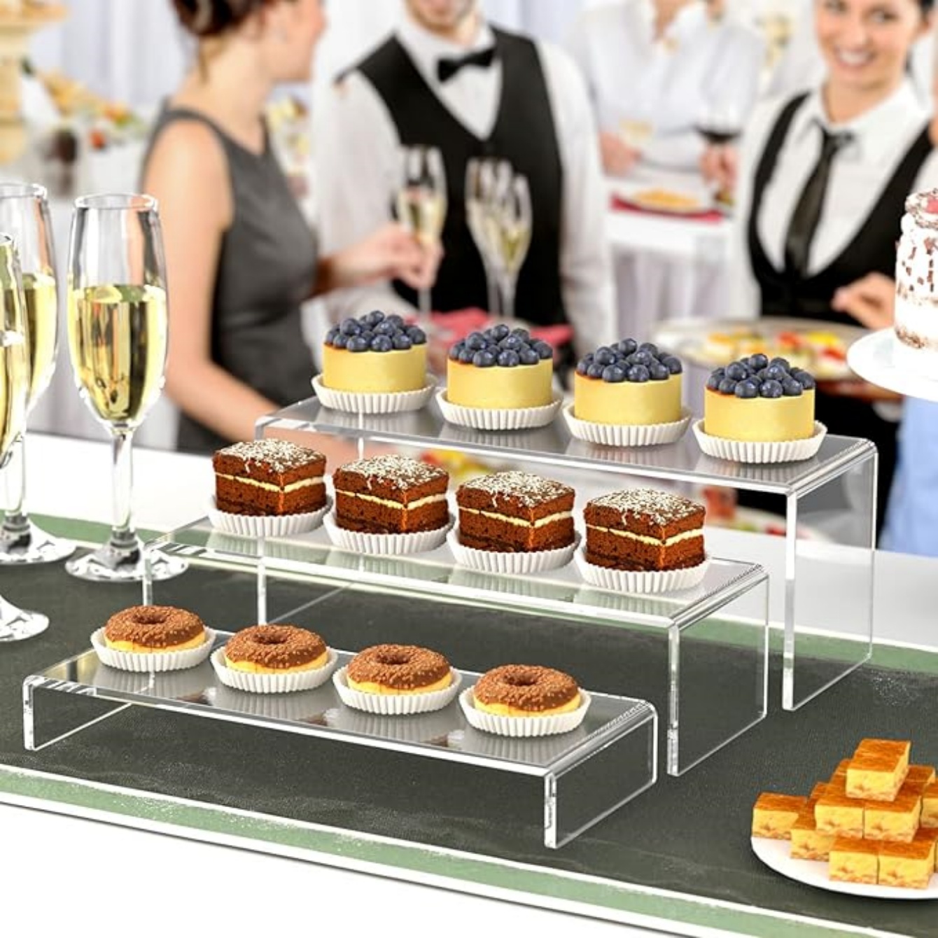 حوامل عرض أكريليك، مجموعة من 3 - مراجعة Display Risers Set وسعره